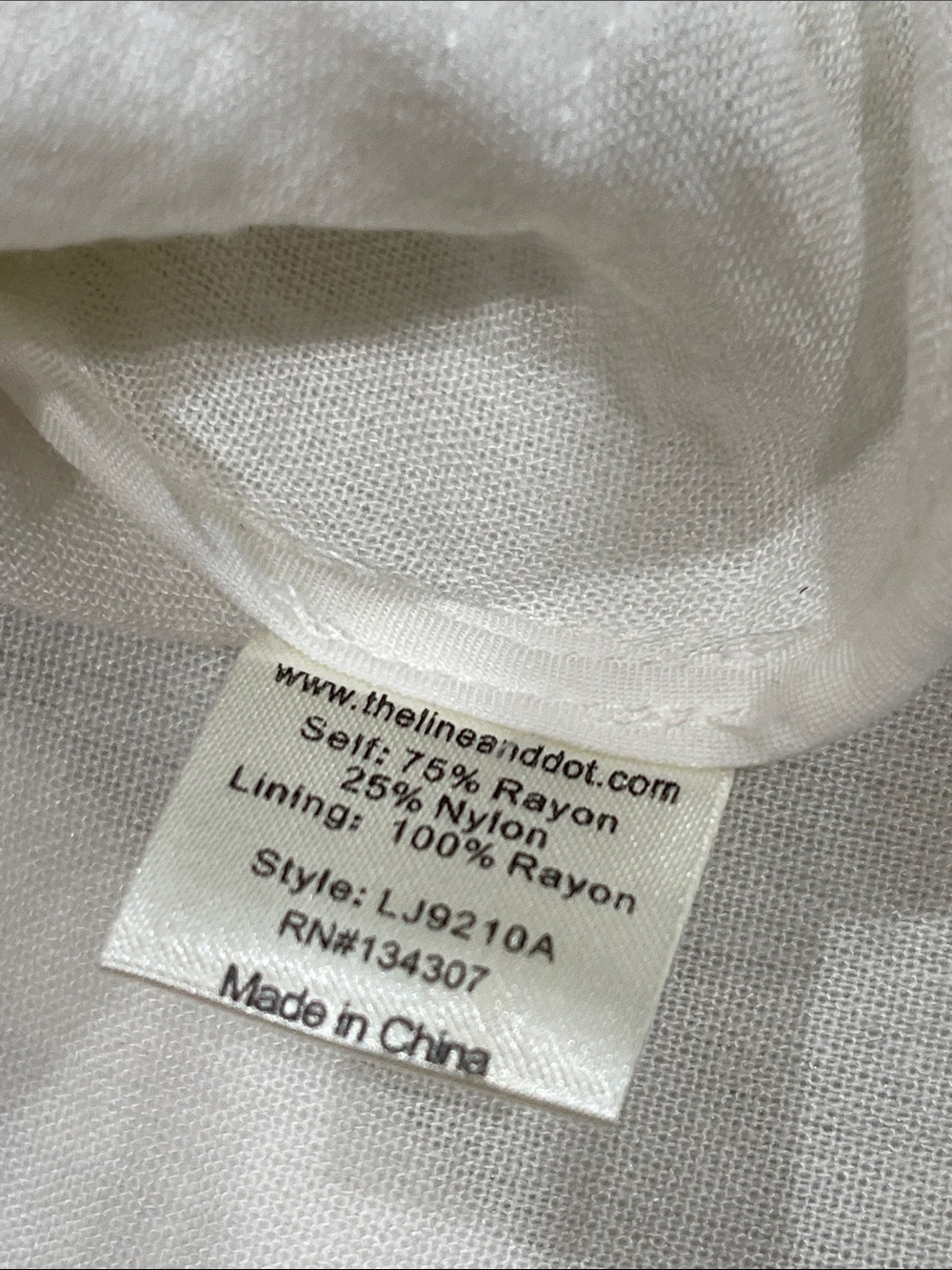 New Line & Dot Cropped Lightweight Double Breasted Jacket SZ M White - Picture 6 of 7